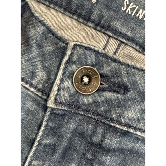 Vans Women’s Skinny Jeans Raw Hem Size 5/27 Distressed - Picture 6 of 11